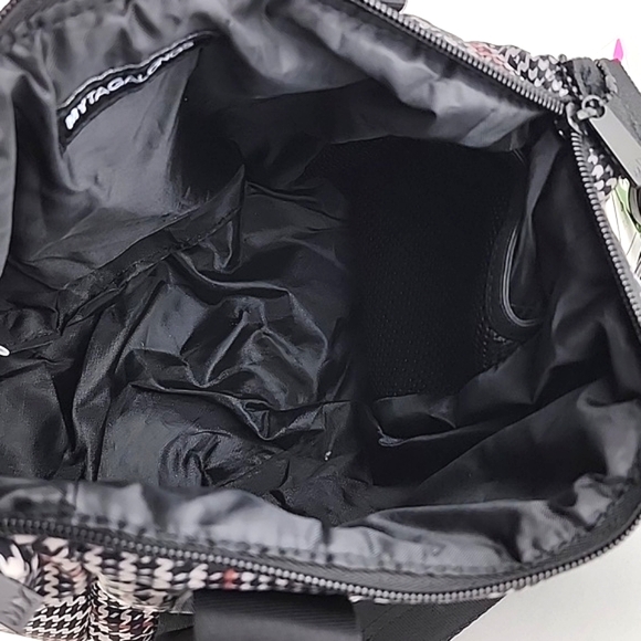 MyTagalongs  Mini Crossbody Tote Handbag Crossbody Bag Harper Tweed Black Brown - Picture 11 of 16